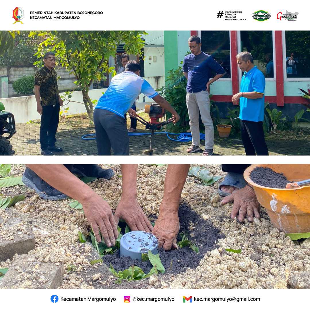 Gerakan ASRI di Kecamatan Margomulyo Lakukan Kerja Bakti dan Pembuatan Biopori