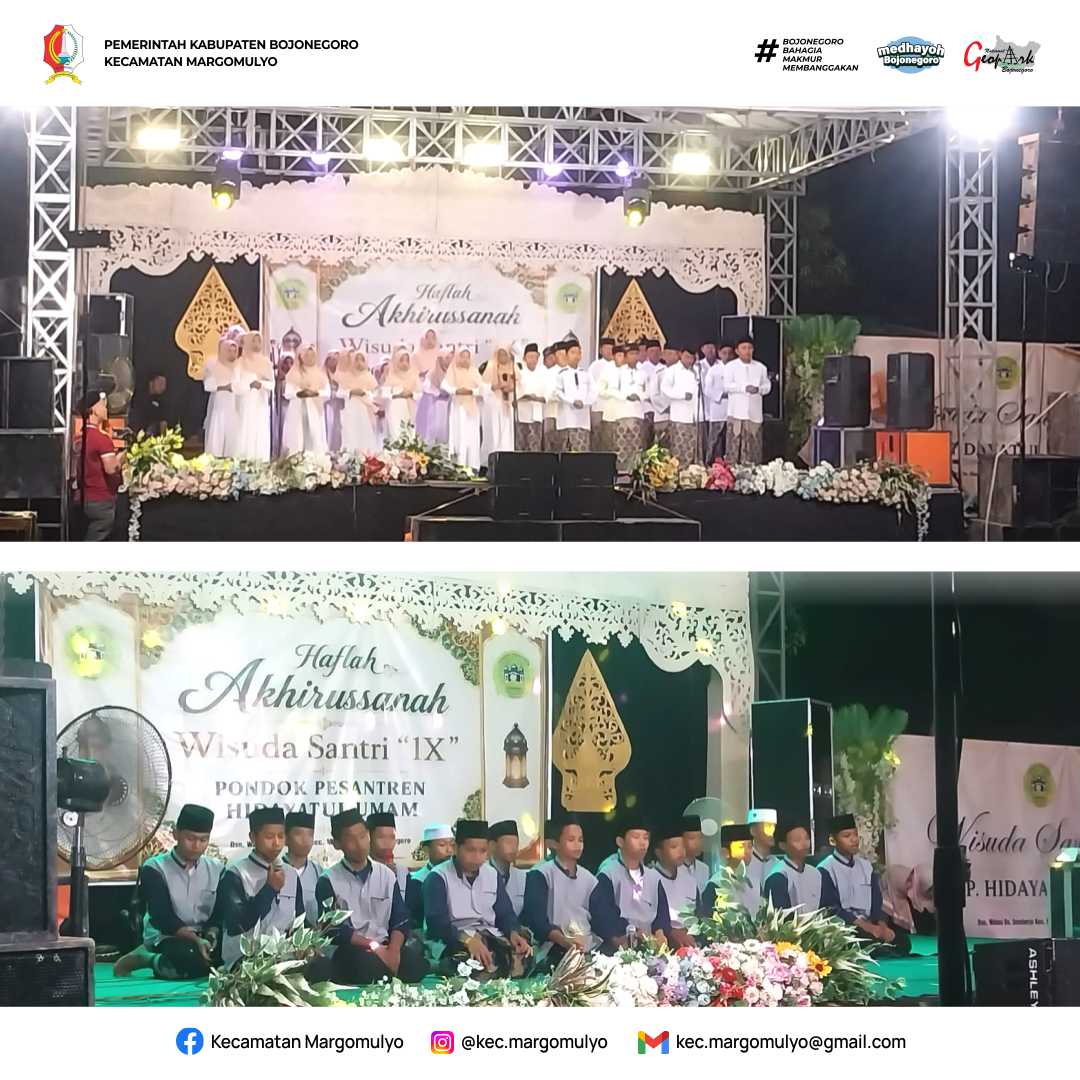 Haflah Akhirussanah dan Wisuda Santri ke-IX Ponpes Hidayatul Umam Berlangsung Khidmat