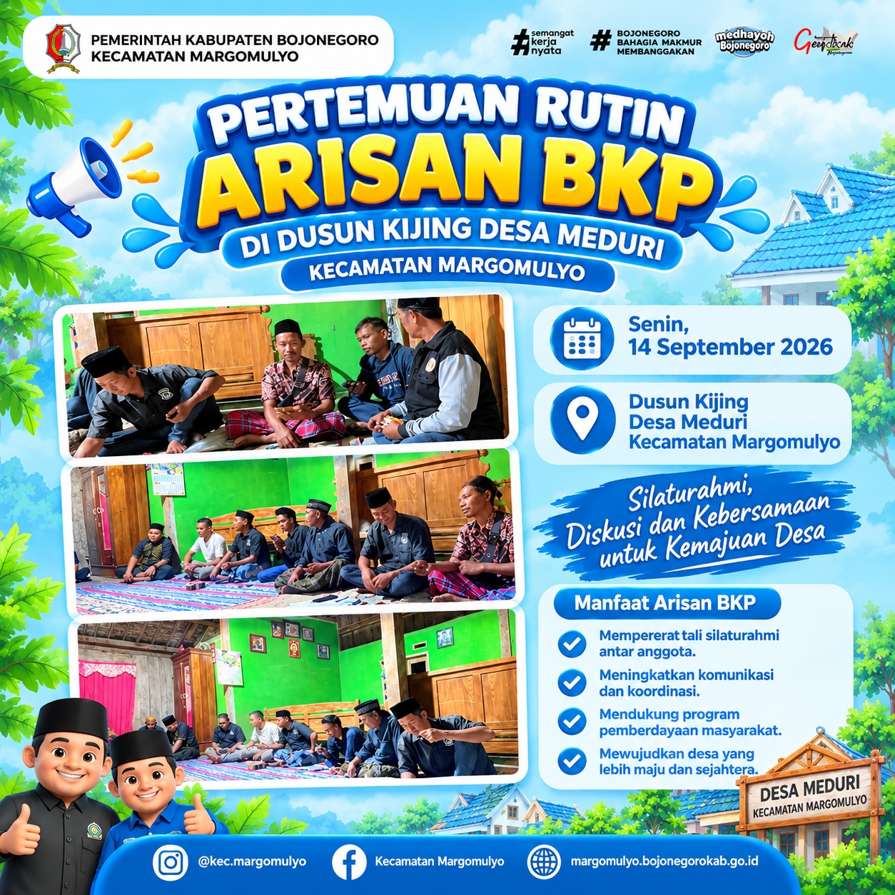Pertemuan Rutin Arisan BKP di Dusun Kijing Perkuat Silaturahmi dan Sinergitas Perguruan Silat