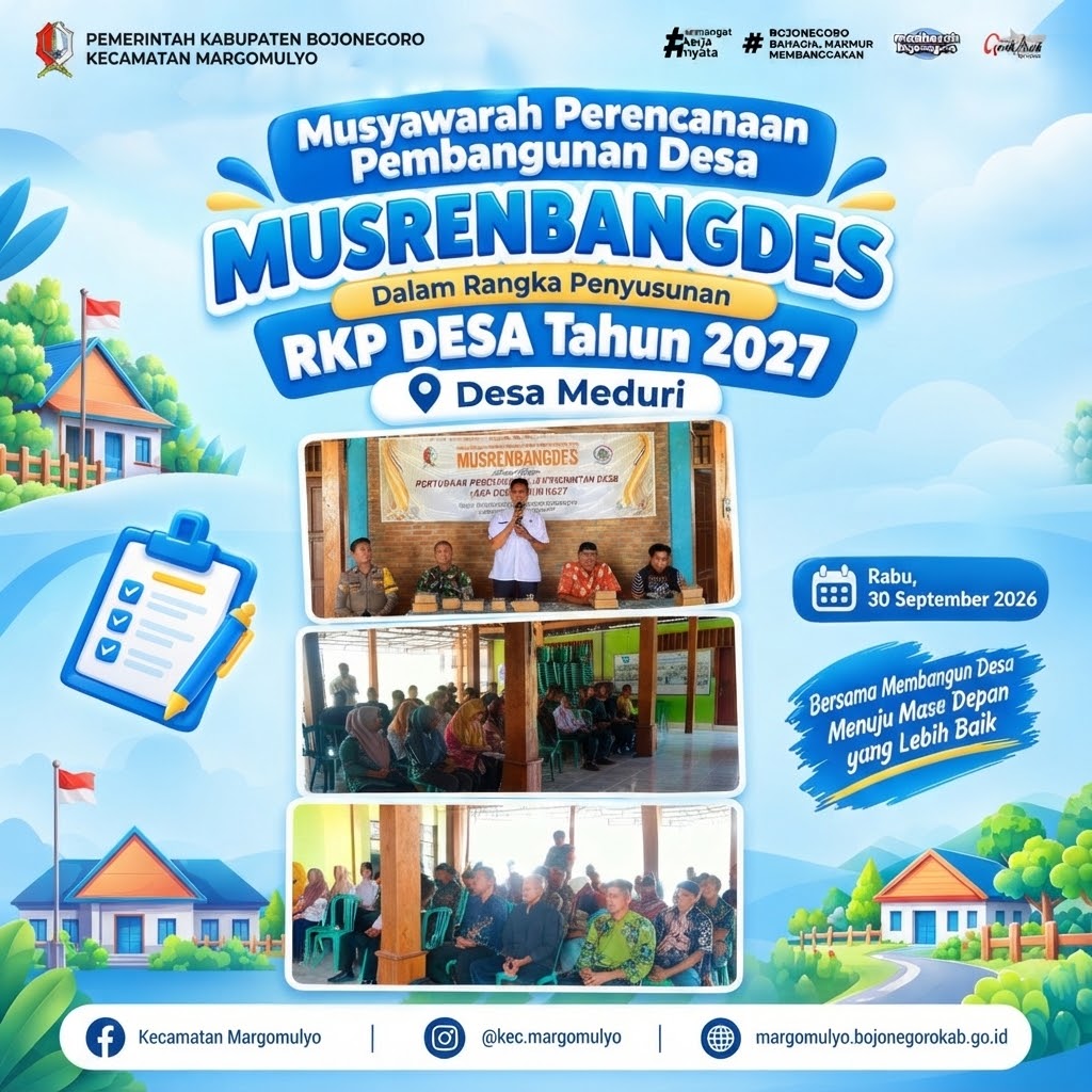 Musrenbangdes Desa Meduri Bahas RKP Desa Tahun 2027 untuk Perencanaan Pembangunan