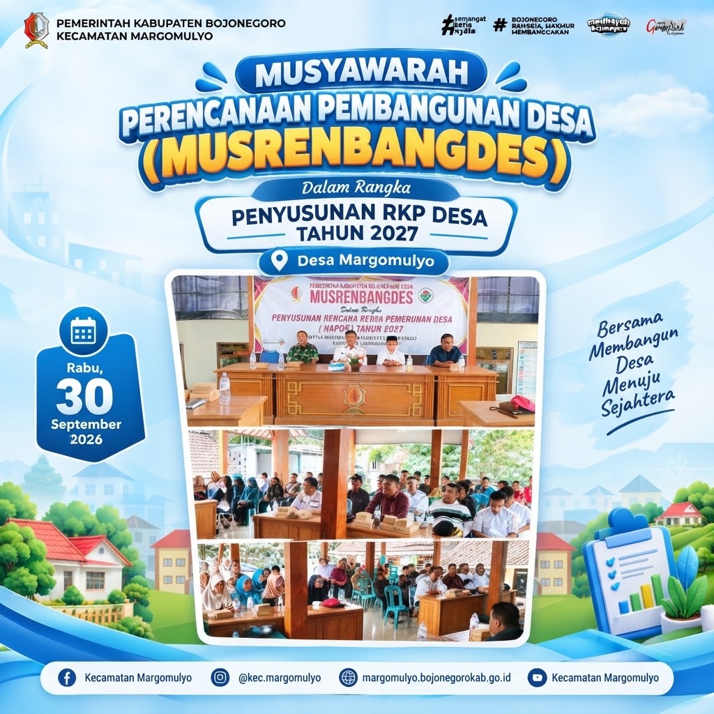 Musrenbangdes Desa Margomulyo Susun RKP Desa 2027, Wujudkan Pembangunan Aspiratif dan Tepat