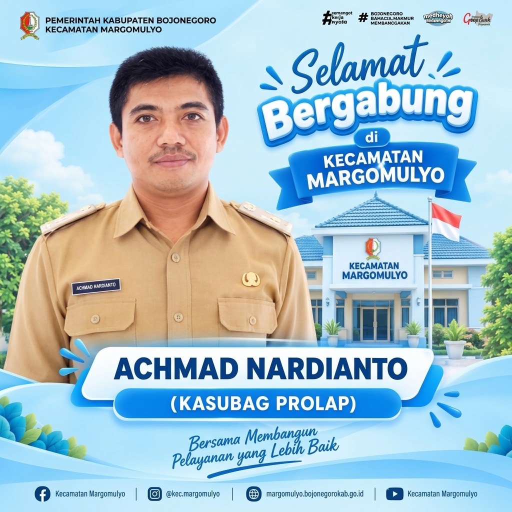 Keluarga Besar Margomulyo Sambut Hangat Achmad Nardianto sebagai Kasubag Prolap