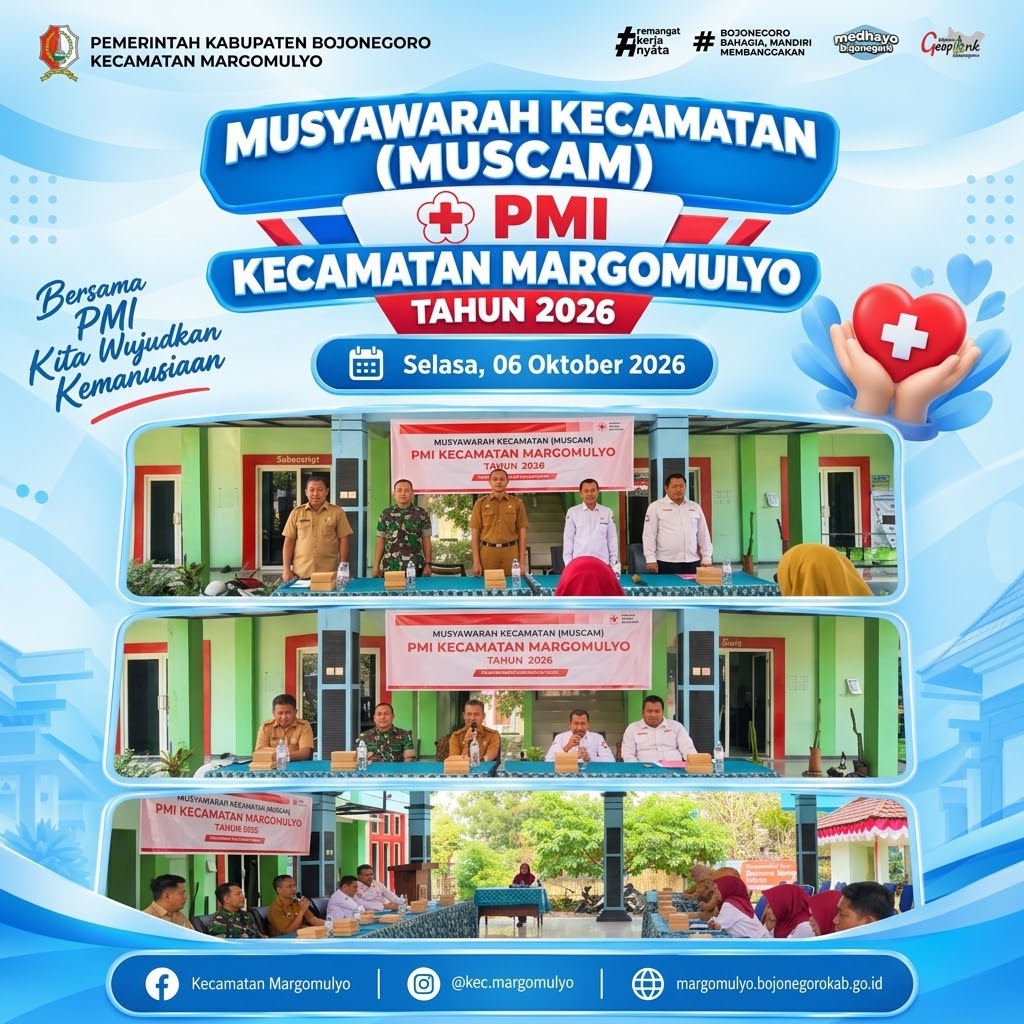 MUSCAM PMI Kecamatan Margomulyo 2026, Perkuat Sinergi dan Komitmen Kemanusiaan